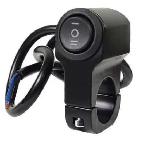 BOTON ENCENDIDO LUZ 3 CONTACTO ALUMINIO RV SW-048