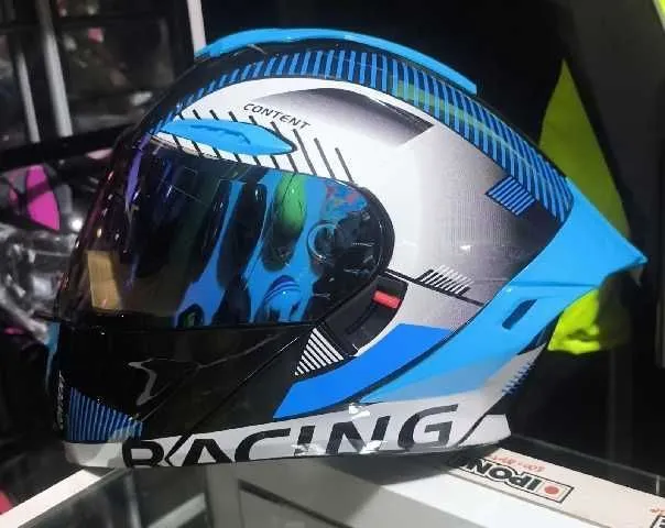 CASCO ABATIBLE 911 ECO AZUL TL  ARV 