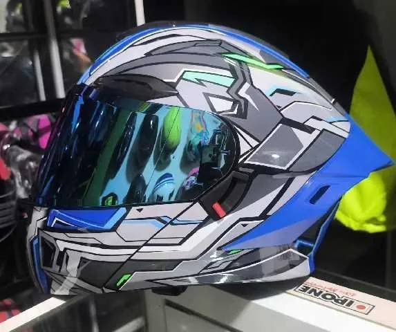 CASCO ABATIBLE 911 ECO AZUL TM  ARV 