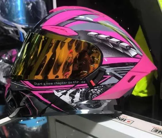 CASCO ABATIBLE 911 LV FUCSIA PLANO TL  ARV 