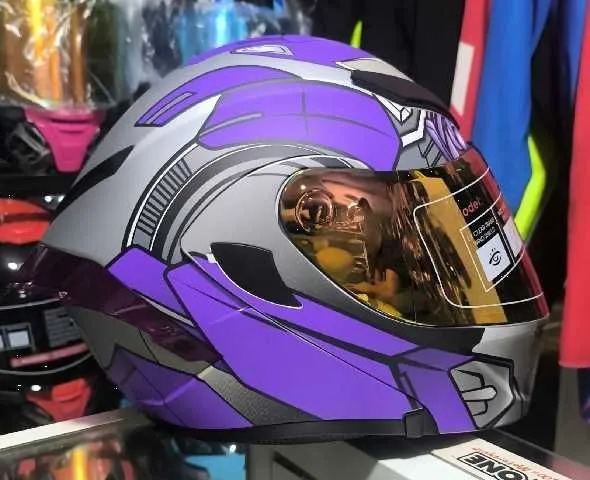 CASCO ABATIBLE JH-902 MORADO TXL  ARV 902TAT