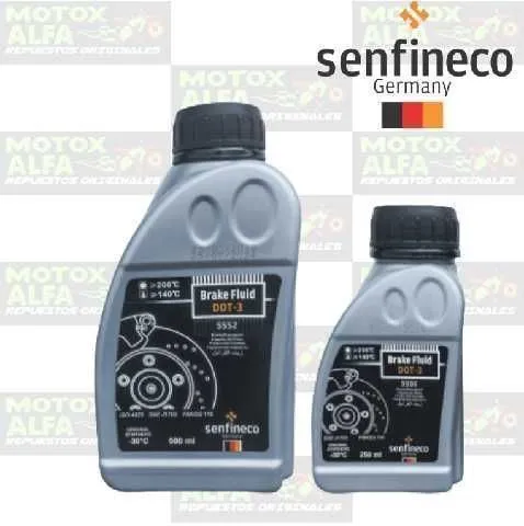 LIQUIDO FRENO DOT3 FRENO ABS 250ML SENFINECO ALEMANIA 5551