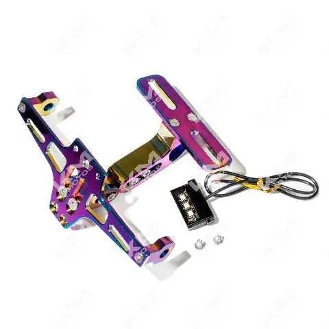 PORTAPLACA RETRACTIL TORNASOL LED 1008-017 OSAKA 1174