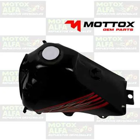 TANQUE GASOLINA XTZ125 NEGRO YAMAHA MOTTOX TANQ010