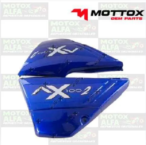 TAPA LATERAL AX100-2 AZUL SUZUKI MOTTOX P10003