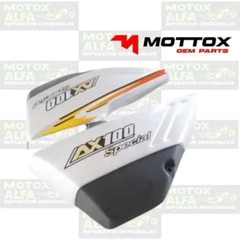 TAPA LATERAL AX100 SPECIAL PLOMO SUZUKI ORIGINAL MOTTOX P10240