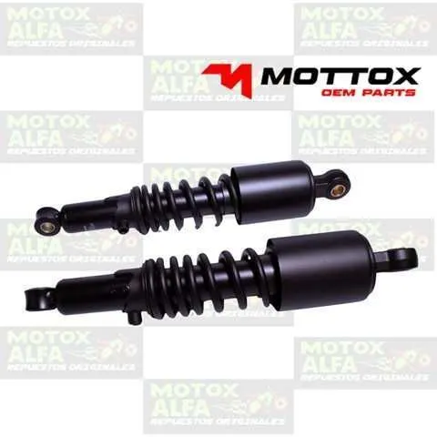 AMORTIGUADOR GN125 SUZUKI NEGRO 370MM MOTTOX AMRT033