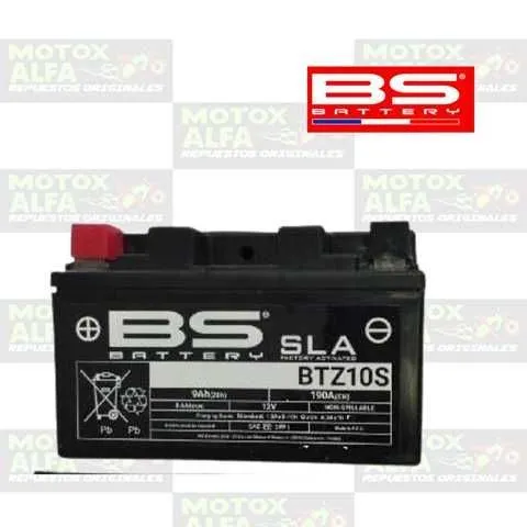BATERIA YTX10 BTZ10S MT09 YAMAHA YTX9 GEL BS BATTERY 150X88X93 FRANCIA 10100810 3661451001366