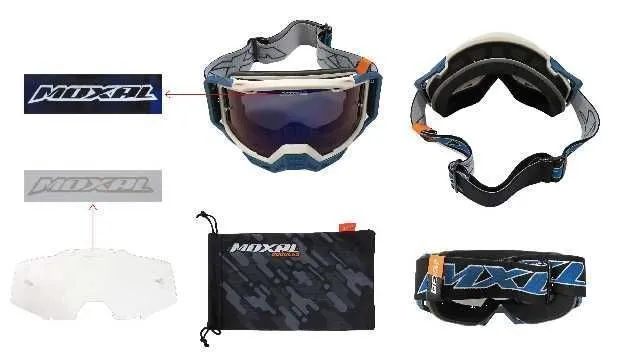 GAFA MX LENTE AZUL BEIGE FORCE MOXAL 01.017.0060