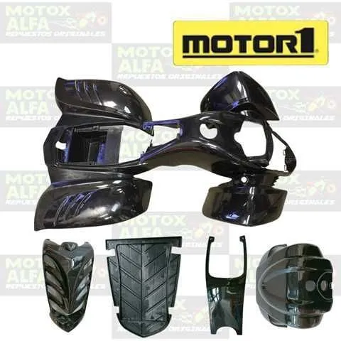 KIT PLASTICO ROCKET250 NEGRO CUADRON MOTOR1 NOVILLO  LMN0346-1 LMN0350-1 LMN0352-1 LMN0349-1 LMN0351-1  LMN0348-1  