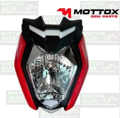 MASCARILLA COMPLETA CR5 PRO ROJO LONCIN MOTTOX MSCR024