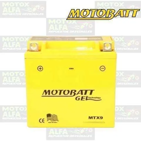BATERIA 12N9 MTX9 GN125 QM200 12N7 4B UG180 P220 MOTOBATT 10085795