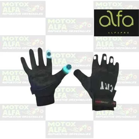GUANTE LARGO SEMI IMPERMEABLE NEGRO CITY TM ALFA PRO E60501