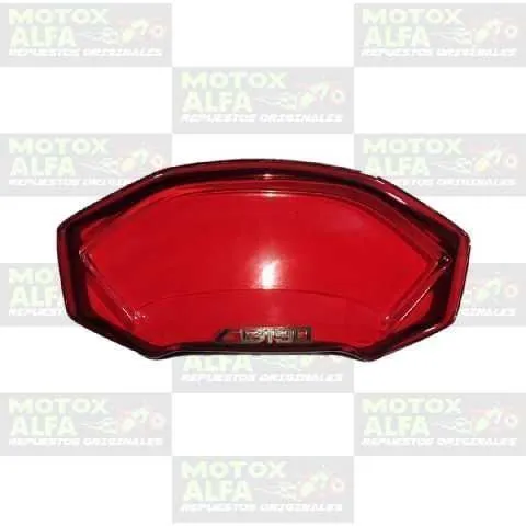 PROTECTOR VELOCIMETRO CB190R HONDA ROJO ACRILICO LUJO
