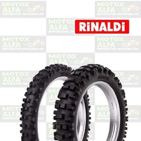 LLANTA R14 90/100-14 TT RMX35 CROSS BRASIL RINALDI 3255