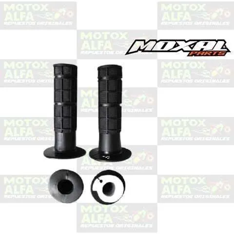 MANUBRIO NEGRO GRIP CG200 CON CAÑA MOXAL 01.007.0032
