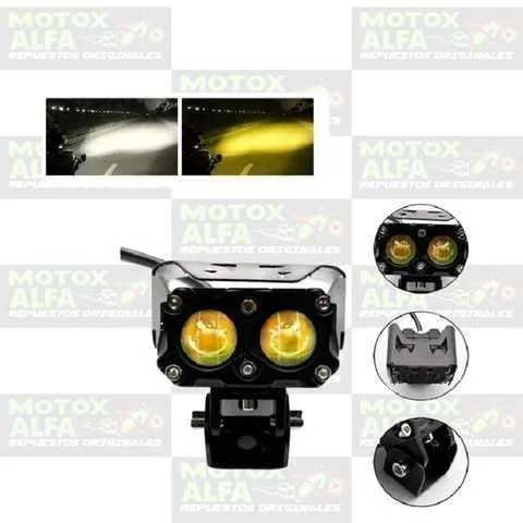 LUZ LED BICOLOR 2 LUPAS S19 AMARILLO/BLANCO (UNIDAD) U22 RV S19 BRASSINTER 