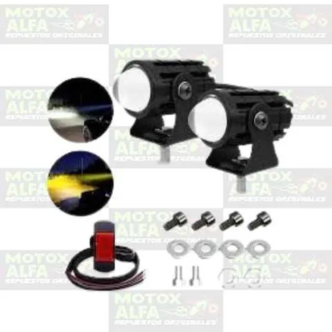 LUZ LED BICOLOR 1 LUPA V24 MINI AMARILLO/BLANCO (UNIDAD) HUKP KIT V24 MT4909