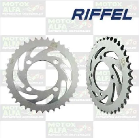 CATALINA WY125 42T 428 OVALADA FX200 CGL150 STORM125 ICS150 4H BRASIL RIFFEL 40351