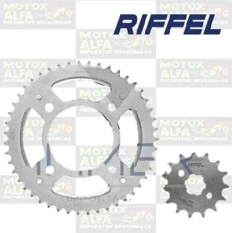 KIT CATALINA CB160 47T 15T 428 CB190 REPSOL CFZ250 WOLF250 BRASIL RIFFEL 71167