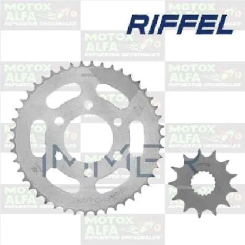 KIT CATALINA TNT180S BENELLI 46T 13T 6H 428H TITANIUM BRASIL RIFFEL 79071