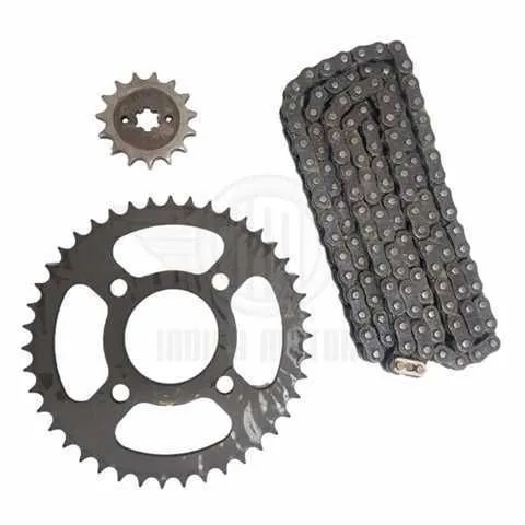 KIT ARRASTRE LS135 ORING 45T 15T 428H  PULSAR ORIGINAL BAJAJ 36JE0014 11103.142-GEN