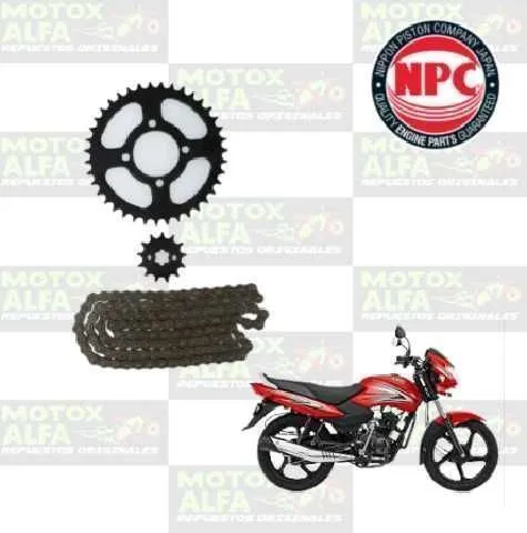 KIT ARRASTRE SPORT100 TVS 39T 13T JAPAN NPC N8323690-KIT