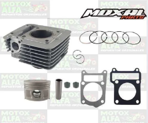 KIT CILINDRO YBR125 XTZ125 YAMAHA  MOXAL 06.050.0057