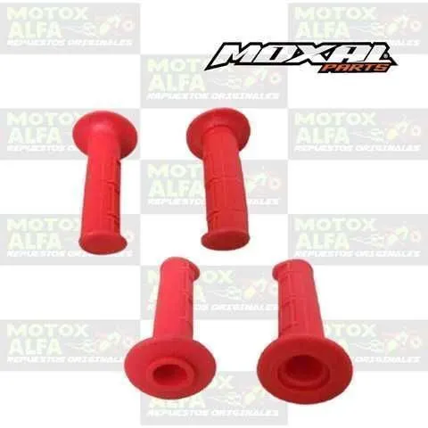 MANUBRIO MX GOMA ROJO MOXAL 01.007.0020