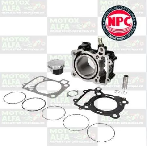 KIT CILINDRO NS200 72MM P17 ALT54 PULSAR BAJAJ JAPAN NPC 36-JL00-07-K