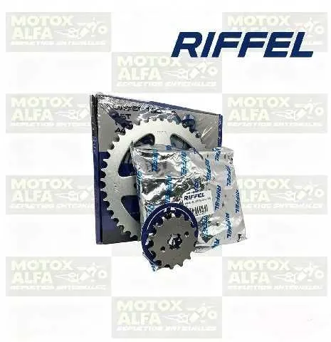 KIT CATALINA GIXXER150 45T 15T 428H SUZUKI  4H BLACK NUEVO RIFFEL 79091