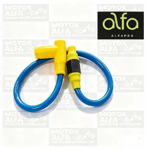 CACHIMBA CABLE BUJIA ROYAL AZUL-AMARILLO JIN-021